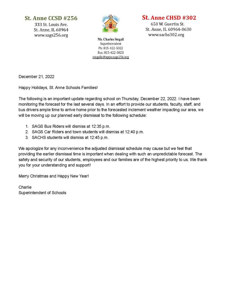Early Dismissal